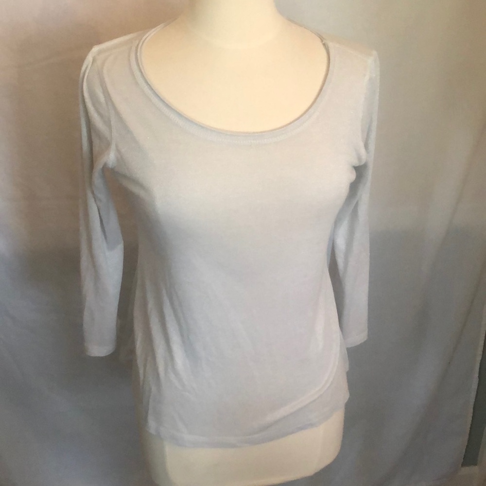 Democracy metallic knit top